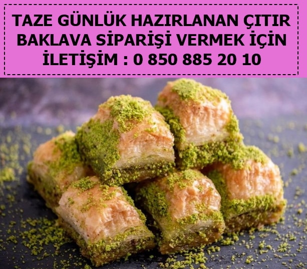 Krklareli Kestaneli ya pasta taze gnlk hazrlanan ucuz baklava eitleri tatl siparii yolla gnder